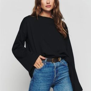 Reformation oversized long sleeve tee